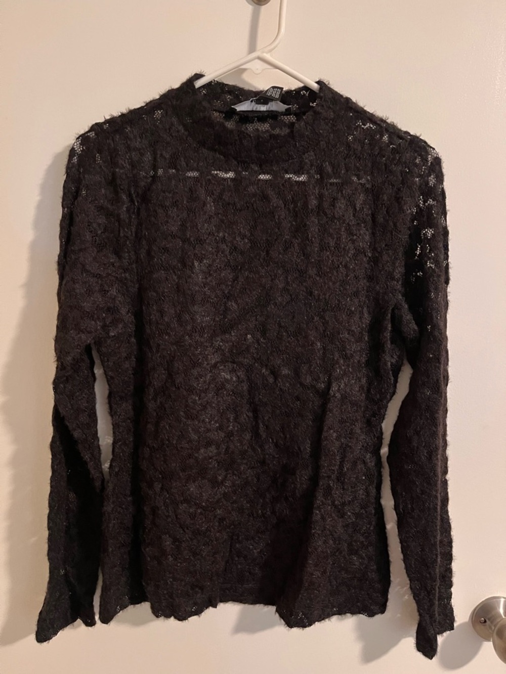 NWT lace mock neck shirt